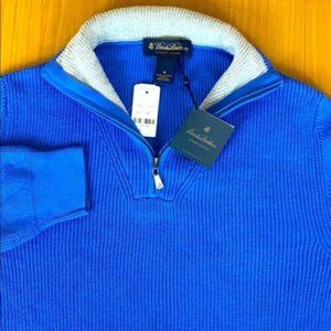 Brooks Brothers Supima Cotton 1/4 Zip Sweater
